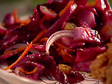 red cabbage slaw