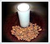 milk in a glass